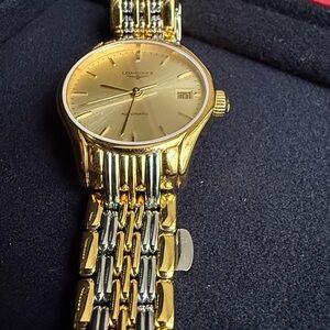 Longines Two-Tone Gold and Silver Watch women’s watch